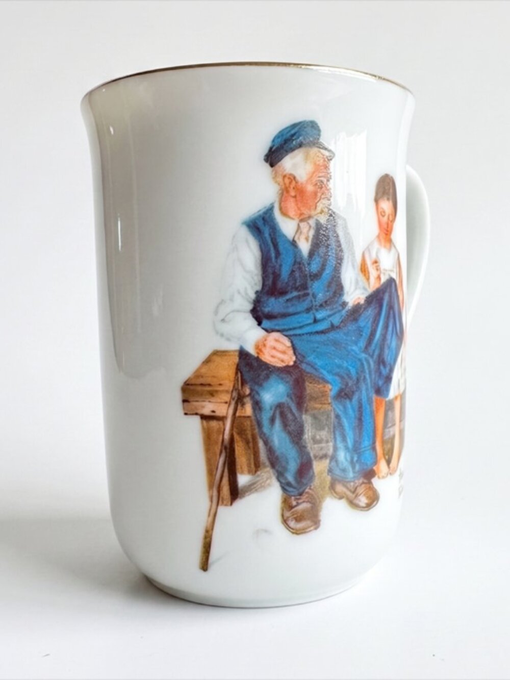Vintage 1982 Norman Rockwell Porcelain Mug – The Lighthouse Keeper's Daughter